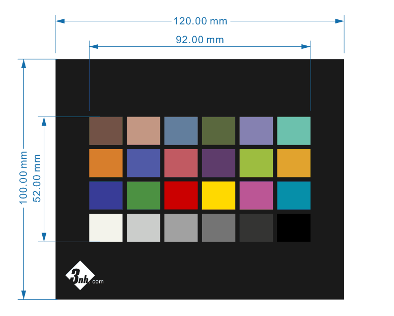 色彩還原測(cè)試卡